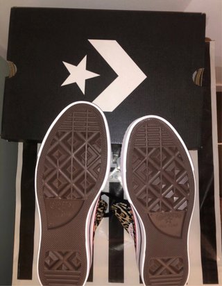 Converse All Star Platform Leopardate