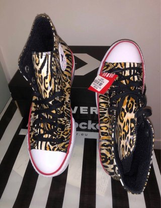 Converse All Star Platform Leopardate