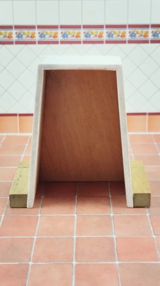 Campana di cucina in miniatura per casa delle bambole 1:12