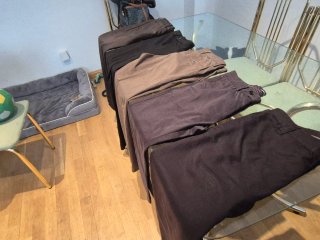 Lote de5 pares de pantalones de marcas por 14 euro