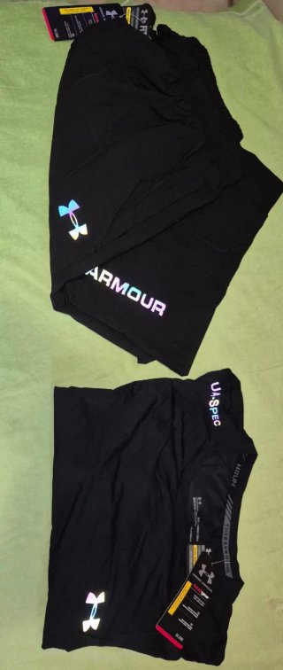 Tuta Under Armour estiva nera