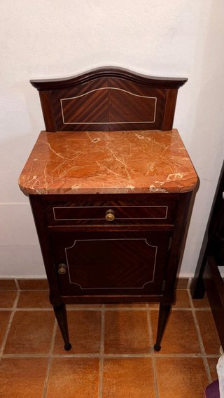 Conjunto habitación madera antiguo