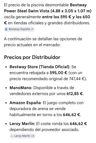 Piscina Bestway Power Steel Swim Vista "NUEVA"
