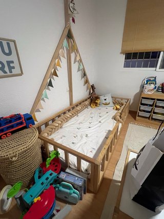 Cama Infantil Barco Montessori Madera