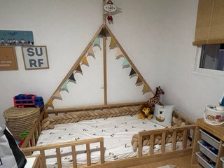 Cama Infantil Barco Montessori Madera