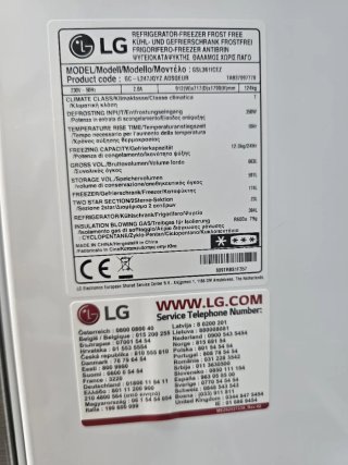 Nevera Americana marca LG