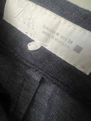 Conjunto Zara chaleco y pantalón azul