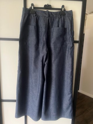 Conjunto Zara chaleco y pantalón azul