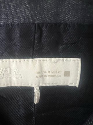 Conjunto Zara chaleco y pantalón azul