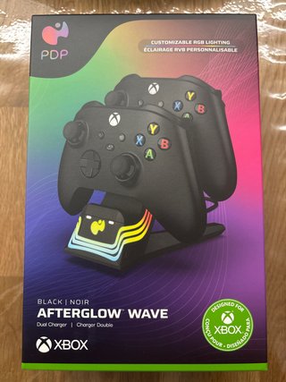 Cargador Dual PDP Afterglow Wave Xbox