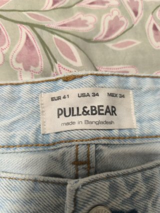 Pantalón vaquero hombre roto ancho