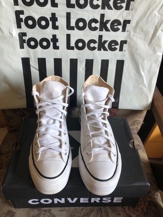 Converse All Star Platform Bianche