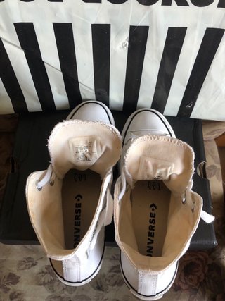 Converse All Star Platform Bianche