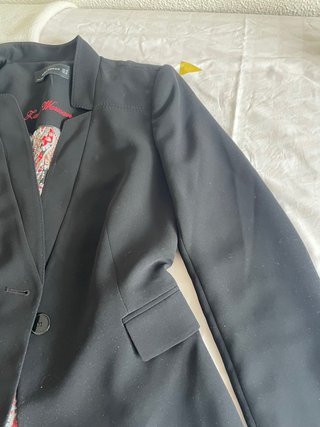 Chaqueta/Blazer Negro Mujer