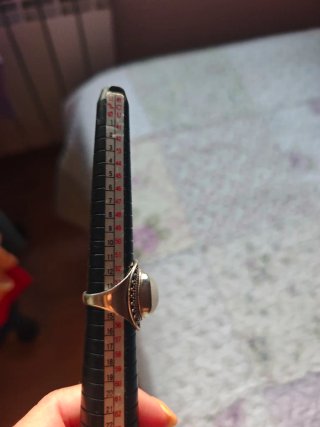 Anillo Piedra Luna Plata