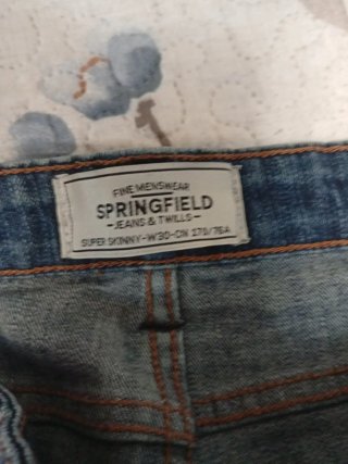 Vaqueros Springfield Super Skinny W30