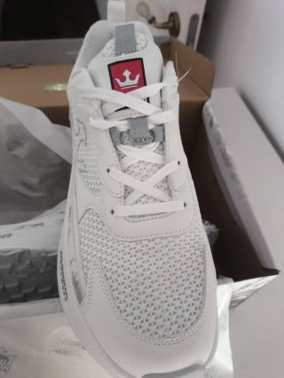 Buddha Fightwear Zapatillas Blancas y Grises