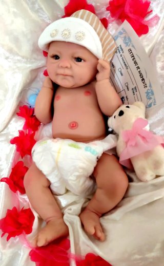 Bambino Reborn in silicone completo