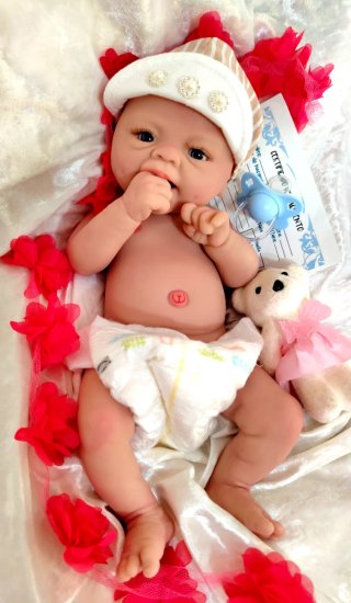 Bambino Reborn in silicone completo