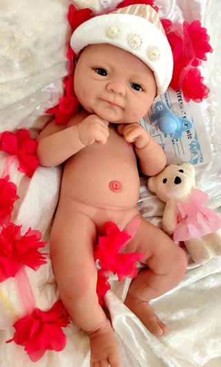 Bambino Reborn in silicone completo
