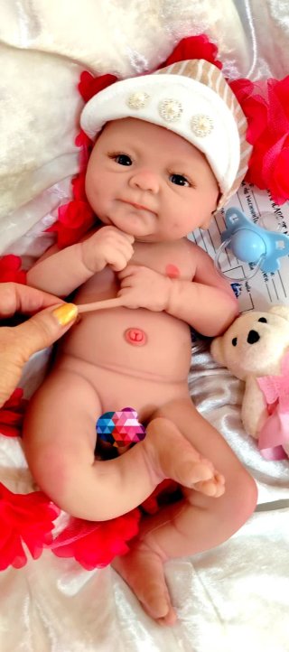 Bambino Reborn in silicone completo