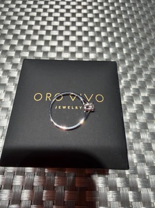 Anillo Oro 18k Diamante Solitario