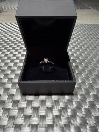 Anillo Oro 18k Diamante Solitario