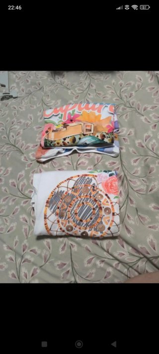 Lote 2 Camisetas Oversize Mujer