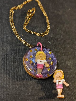 Collar artesanal Polly Pocket Spin Pretty Carousel