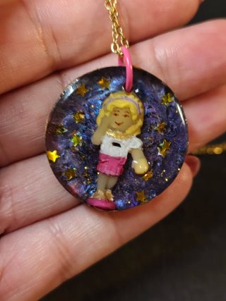 Collar artesanal Polly Pocket Spin Pretty Carousel