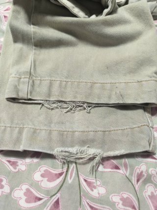 Pantalón cargo Zara hombre verde caqui claro
