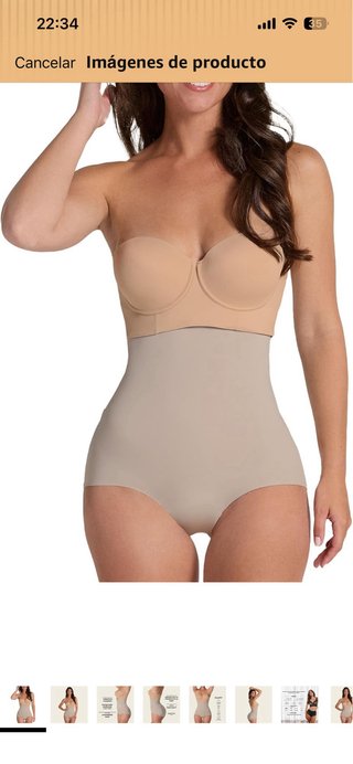 Braguita Faja DuraFit Control Moderado Beige