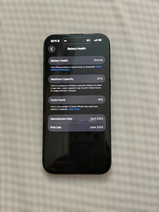 iPhone 15 Pro 128GB Blu