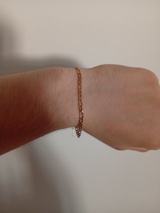 Conjunto Pulsera y Collar Cruz Chapado Oro 18K
