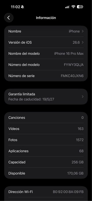 iPhone 16 Pro Max Apple Certificado