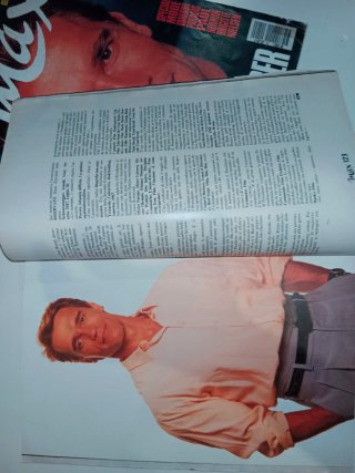 Lote 2 posters Max Arnold Schwarzenegger+revistas