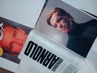 Lote 2 posters Max Arnold Schwarzenegger+revistas