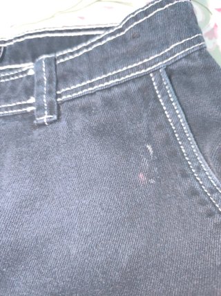 Pantalón cargo negro hombre
