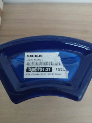 Vaso Ikea Ivar Ledang anni 90 blu