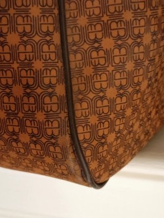 Borsone Balenciaga vintage tessuto monogramma