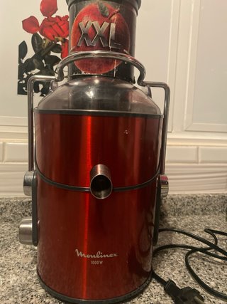 Exprimidor Moulinex 1000W Rojo,poco usado muy buen
