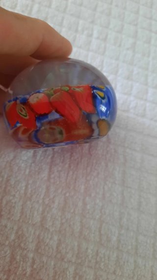 Oggetto decorativo - Ferma carte Murano Millefiori