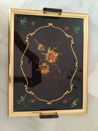 Bandeja artesanal decorada