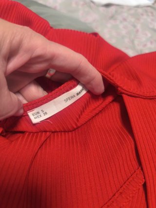 Vestido Rojo Sfera Talla S