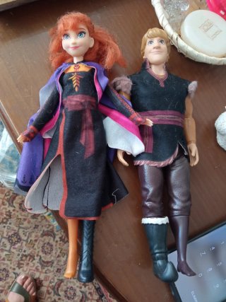 Muñecos Frozen Anna y Kristoff