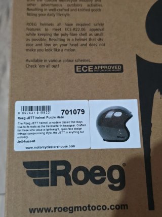 Casco Roeg Jett Purple Haze M Glitter