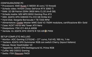 PC Gaming Completo + Monitor AOC