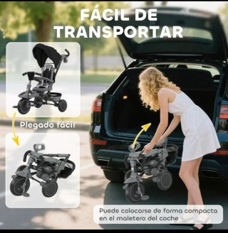 Triciclo Evolution 6 en 1 giratorio 360°