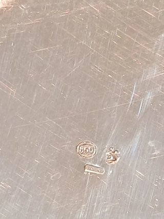 Scatola portaoggetti Argento 800