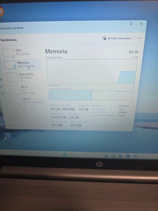 Ordenador portátil HP i5 DECIMA generación, 8RAM